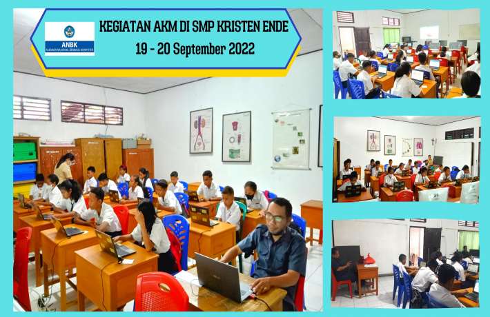 Ujian AKM di SMP Kristen Ende T.A 2022